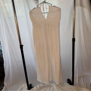 Pink Lily white halter neck dress size XL